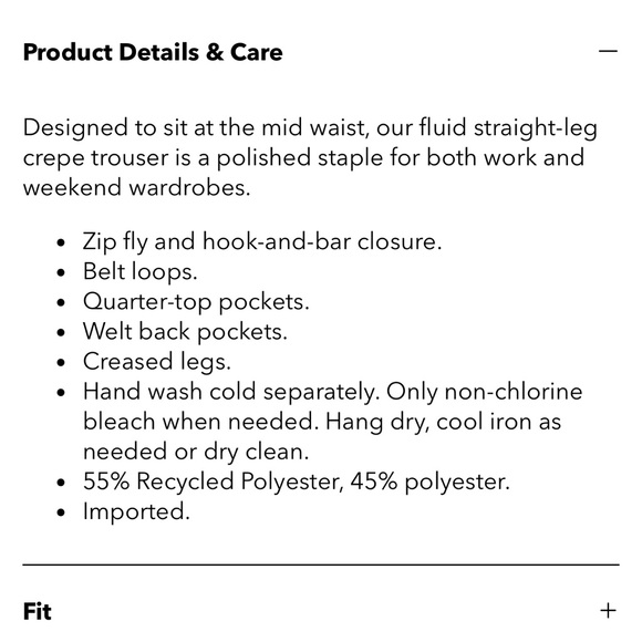 Vince Women's Crepe Tailored Straight Leg - Picture 2 of 11